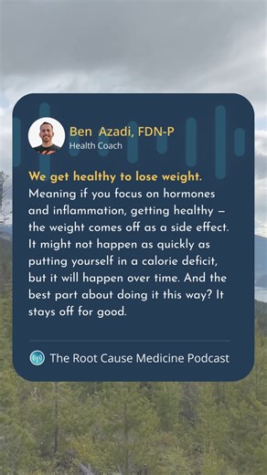 6.1K views · 51 reactions | By addressing hormones, inflammation, and overall health, weight loss becomes a sustainable side effect—not a fleeting goal. | Rupa Health | Facebook