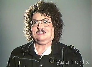 Here's some archival BTS footage from the "Fat" music video shoot courtesy of Kevin Yagher. Be sure to watch till the end to see how they did special effects back in the ancient pre-CGI days! #tbt | "Weird Al" Yankovic