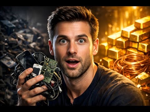 How America Recycles Old Electronics Into Valuable Metals ♻️📱➡️💎 | Shocking E-Waste Process