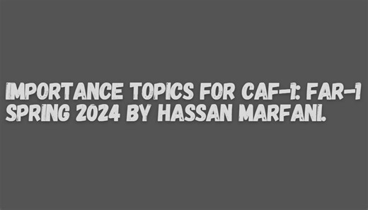 Topic: Importance Topics for CAF-1: FAR-1 - Spring 2024 by Hassan Marfani. For more details contact us on WhatsApp @http://wa.me/923458287222 #caf1 #caf #escribir #escribír #FAR1 #FAR2 #Accounting #correctionoferrors #errors #Impairment #Assets #hassanmarfani #ExamSuccess #Livesession #CAF5 #escribiracademy | Escribir Academy