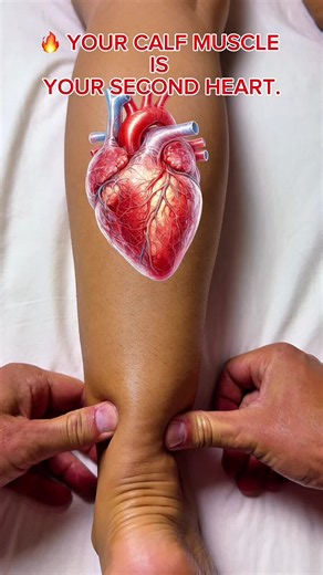 🔥 YOUR CALF MUSCLE IS YOUR SECOND HEART. Every step you take activates one of the most powerful circulation pumps in your body. When your calf muscles contract, they help push blood back up to your heart against gravity. This is why they’re often called the “Second Heart.” ⚠️ When the calves become tight, weak, or inactive from sitting all day: ❌ Blood flow slows down ❌ Legs feel heavy and tired ❌ Swelling can increase ❌ Recovery becomes slower ❌ Foot, knee, and hip problems may develop 👉 Pres
