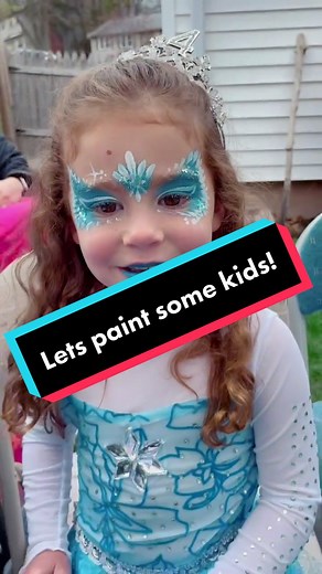 Magical Frozen Elsa Face Painting for Kids
