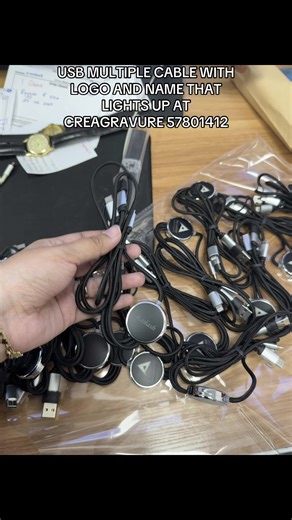 ✨ Light up your brand ✨ Personalised USB multi-cable with your logo or name — it glows when connected! Perfect for corporate gifts, tech lovers, and everyday use 🔌💡 WhatsApp on 57801412 Email on saad_ramjany@live.com #EngravedGifts #USBcable #CorporateGifts #GlowUp #Creagravure #CustomGifts #PersonalisedMauritius