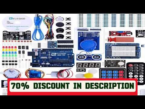 #ELEGOO UNO R3 Project Most Complete Starter Kit with Tutorial Compatible with Arduino IDE (63 Item