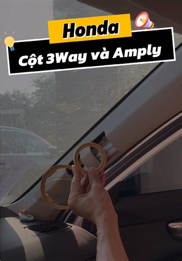 Nâng cấp cột loa 3Way và Amply cho Honda #caraudio #audison #vncaraudio #amthanhxehoi #amthanhchuyennghiep
