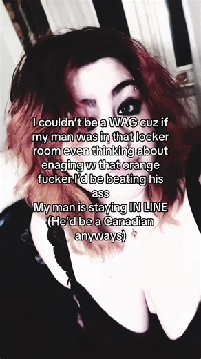 Oh you think that shits funny gonna be funny when I get my belt with the metal spikes 🙄 #hockey #teamusa (it’s fine they don’t like goth baddies anyways)