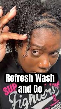 How to Refresh a Wash n Go! #naturalhair