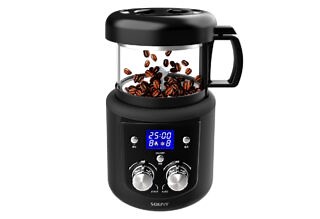 「SOUYI 本格焙煎 コンパクトコーヒー焙煎機」は前作のコンパクトコーヒー焙煎機に新たな機能を追加してバージョンアップした本格コーヒー焙煎機です！