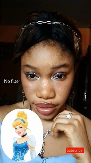 CINDERELLA makeup tutorial #disney #makeuptutorial #cinderella #makeup #makeupartist #brownskinglow