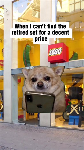 If anyone finds me a retired Lego Diner for £50 please let me know 😂😅 #retired #legoset #lego #legotok #afol