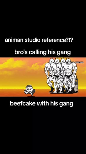 Animan Studio Reference in The Battle Cats Game