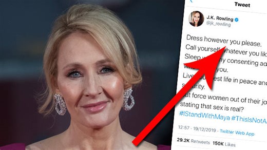 J.K. Rowling is being called “transphobic” after controversial remarks