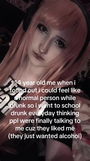 i love getting drunk sorry #copingmechanism #fyp #actuallyautustic #cutecore🧁🍰🎀 #alt