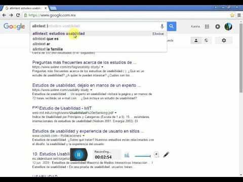 Comandos avanzados: Allintext y Allinanchor