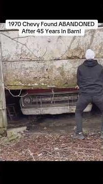 1970 Chevy Found ABANDONED After 45 Years In Barn!