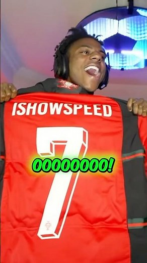 Speed Receives His Viral ‘IShowSpeed’ Jacket🔥 #ishowspeed #shorts