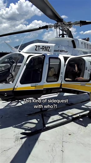 Sidequest with who this year? . #helicopter #travel #southafrica