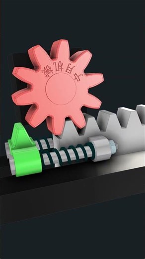 Gear limit #mechanism #3dprinting #machine #solidworks #simulation