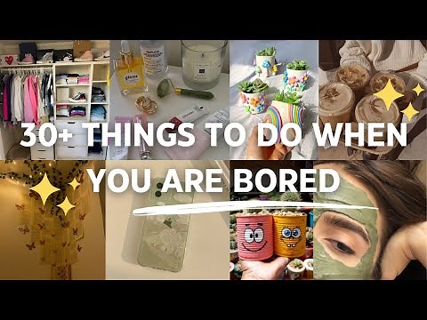 Things to Do when you are Bored✨ |30+ Things to do when you are bored at home🎨✨