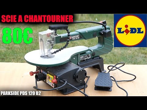 LIDL scie à chantourner PARKSIDE PDS 120 B2 Scheppach DECO-XLS + montage SCROLL SAW DEKUPIERSÄGE