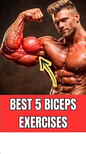 Best 5 Effective Biceps Exercises for Massive Arms #biceps #bicepsworkout