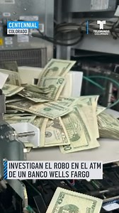 22K views · 54 reactions | Roban un ATM en Centennial CO #Colorado #Centennial #Robo #WellsFargo #ATM #Encapuchados #Inseguridad | Telemundo Colorado | Facebook