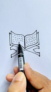 13K views · 85 reactions | Easy drawing / How to draw Al Quran perfectly #quran #art #drawing | Sompa art and craft | Facebook