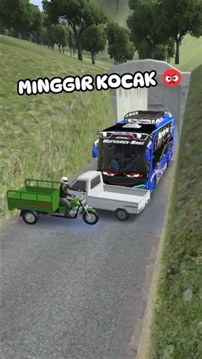 TRAFFIC BUSSID GAK ADA REM KAH 😡#bussid #truk #bus