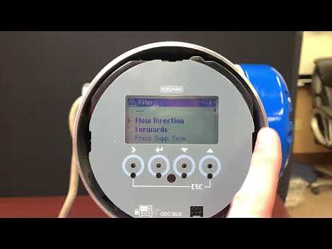 Krohne Optimass Coriolis Meter with MFC400 | Programming: Process Input Parameters