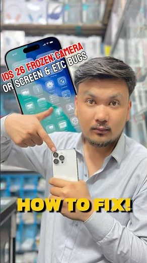 How to fix Ios 26 lags & Bugs 😱 #shortvideo
