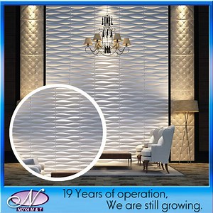 [Hot Item] Waterproof PVC Wall Cladding Decorative 3D Panel for Building Material