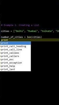 Variable and List Function Part 1 of 2 #python