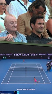 Rod 🤝 Roger Legends watching the game 🔥 | Australian Open