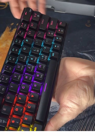 Teclado mecânico Mini 60% - Zifriend. Melhor teclado para jogos pelo menos preço.