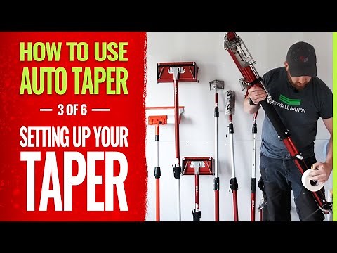 How To Use An Automatic Drywall Taper | A Complete Guide | Video 3/6