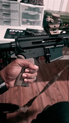 Timberwolf Looking Mean AF! New Sights New Sling otw!! #airsoft #pewpewlife #shorts #foryou