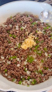 Enchilada Pie is layers of seasoned ground beef, veggies, beans, cheese, enchilada sauce, and corn tortillas; all baked together until perfectly cheesy and golden. This casserole recipe is an easy twist on enchiladas without the hassle of rolling! https://therecipecritic.com/enchilada-pie/ | Tried and True Recipes
