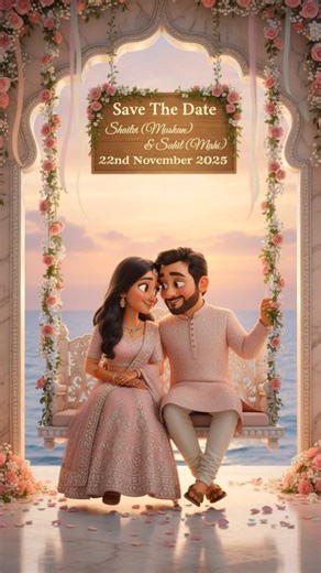 Ai For You on Instagram: "3D Wedding Invitations with Custom Ai song (100% Free) #weddinginvitationvideos #weddinginvitation #aiinvitationvideo #3dinvitations #aisongs #customsongwithfreeai #AIWeddingInvitation #3DWeddingInvite #PixarWedding #AIArtIndia #ShaadiInvites #WeddingInvitationDesign #AIWedding #InvitationVideo #3DCharacters"
