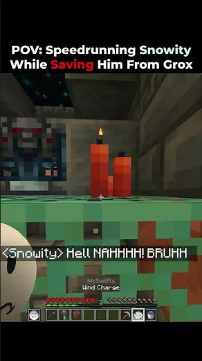 POV: Speedrunning Snowity While Saving Him From Grox