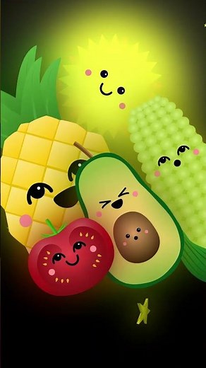 Tropical Fiesta! 🍍🍅🌽 Cumbia Dance with the Fruit Family