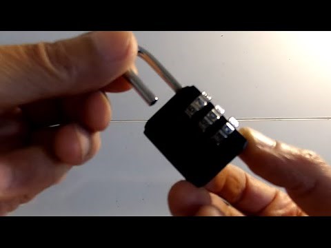 comment trouver le code perdu d'un cadenas en 2 minutes