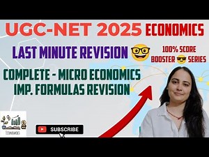 COMPLETE MICRO ECONOMICS FORMULA REVISION #microeconomics #ugcneteconomics #ntaneteconomics