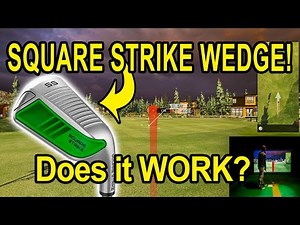 SQUARE STRIKE WEDGE - Golf Simulator REVIEW! Does it work??