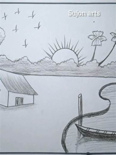 How to Draw a Simple Summer Landscape