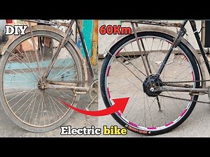 DIY Electric Bike 60km/h Using 24v 250W Hub Motor |
