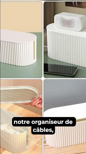 Boîte Cache-Câbles 📦 : Dites Adieu au Désordre sur Votre Bureau ! 💡