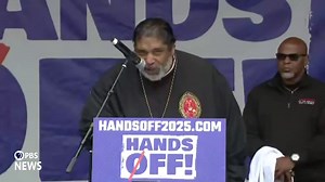 WATCH: 'Hands Off' protest against Trump and Musk's federal cuts in Washington, DC