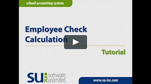 Training Tutorials - Employee Check Calculation