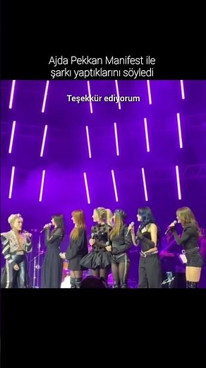Ajda Pekkan said they made a song with Manifest 💞 #ajdapekkan #manifest #concert #manifestgirls