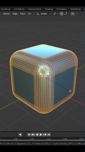 You Can Bevel a PLANE?! 🤯 Blender Secret